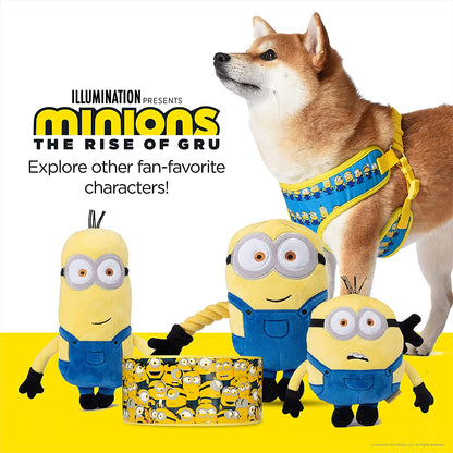 Dog Collar, Large, Blue and Yellow  in a Row| Gifts for  Fans and Their Pets | Officially Licensed Pet Product from Universal Studios
